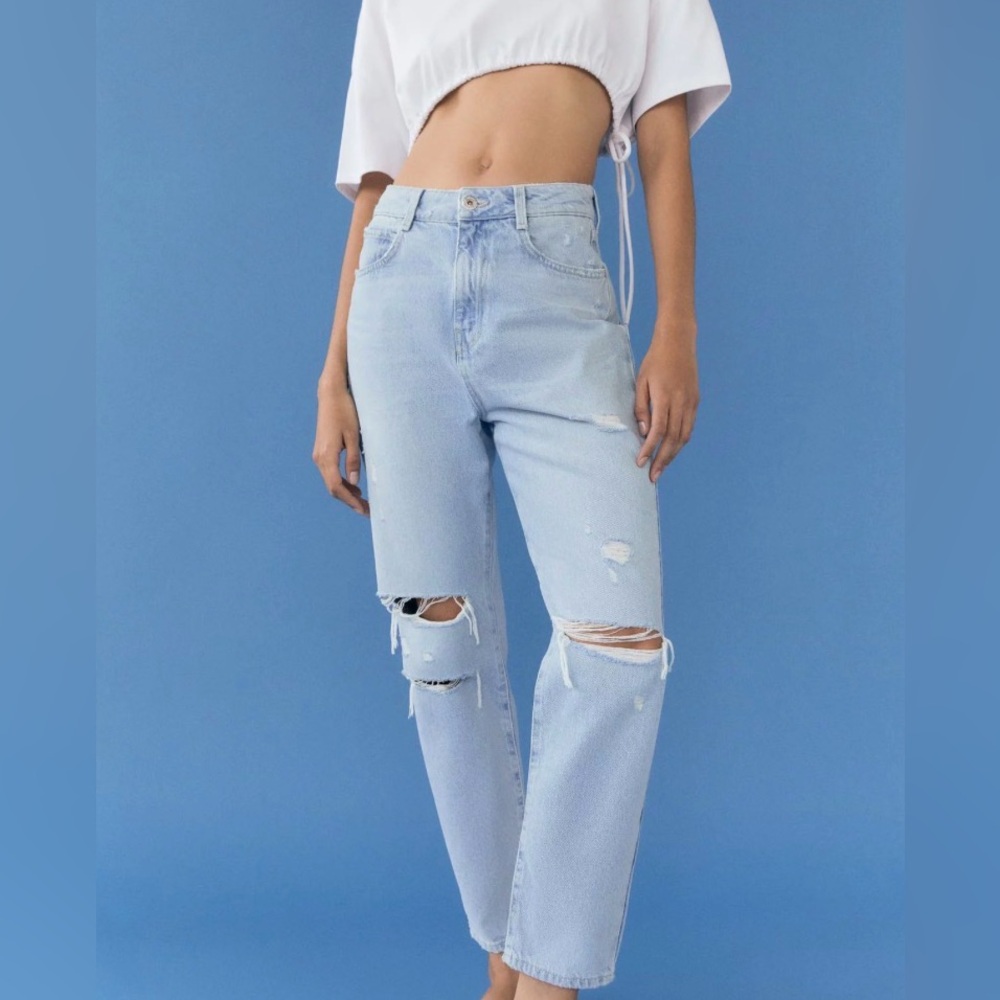 Zara Light Blue Jeans